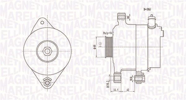 MAGNETI MARELLI Laturi 063731595010